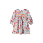 Girls' Autumn Dress, Cute Children's Long Sleeve Cotton Dress