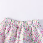 Summer Girls' Outfit Set Fashionable Children's Set, Cartoon Baby Clothing Set
