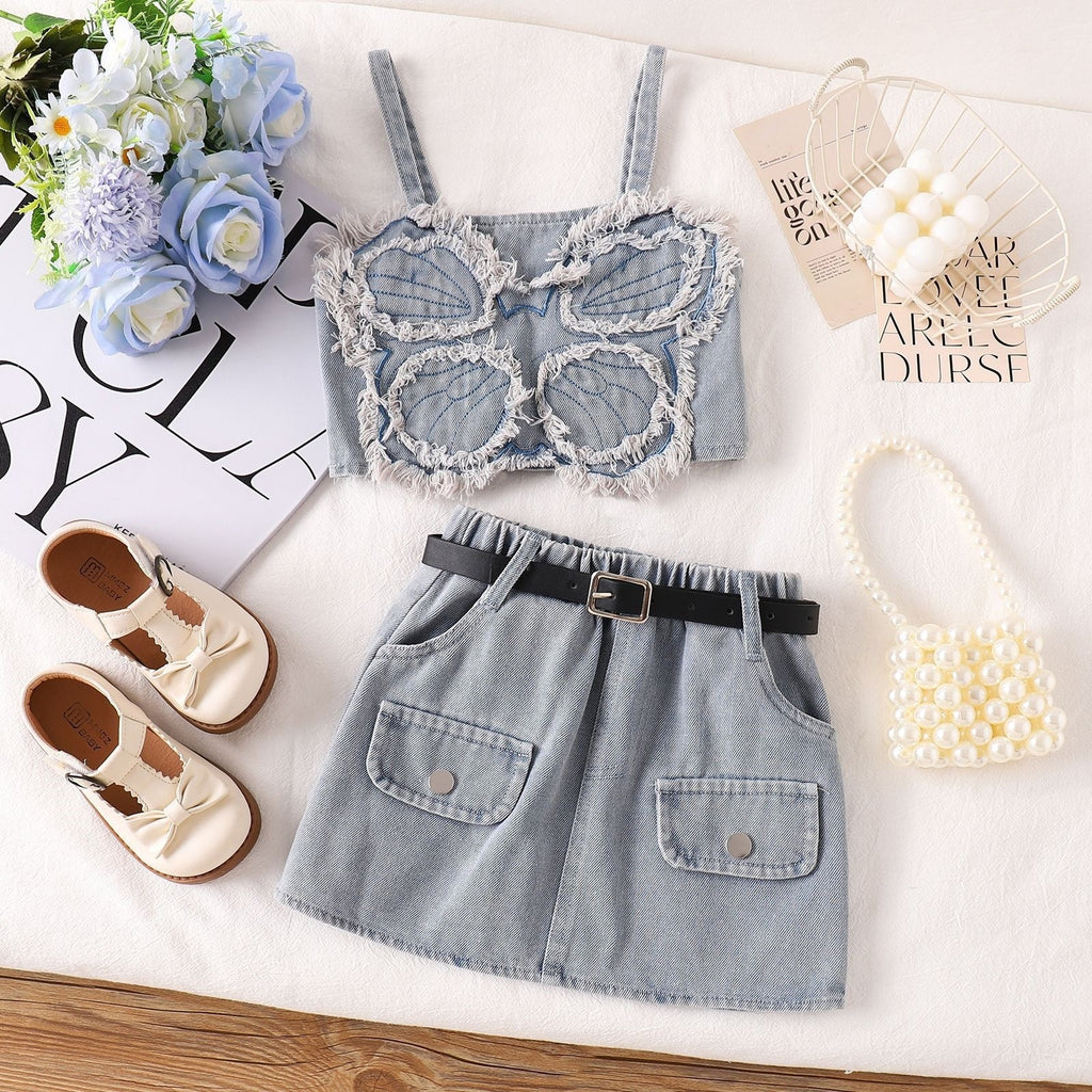 Denim 2 Piece Set