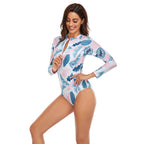 Higher Frequency™ Tropical Luxe Long Sleeve Swimsuit