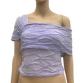 Higher Frequency™ Lilac Wave Mesh Top