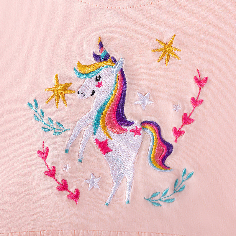 Factory Children's  Summer Cartoon Girls' Outfit