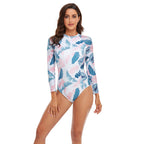Higher Frequency™ Tropical Luxe Long Sleeve Swimsuit