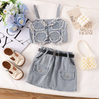 Denim 2 Piece Set
