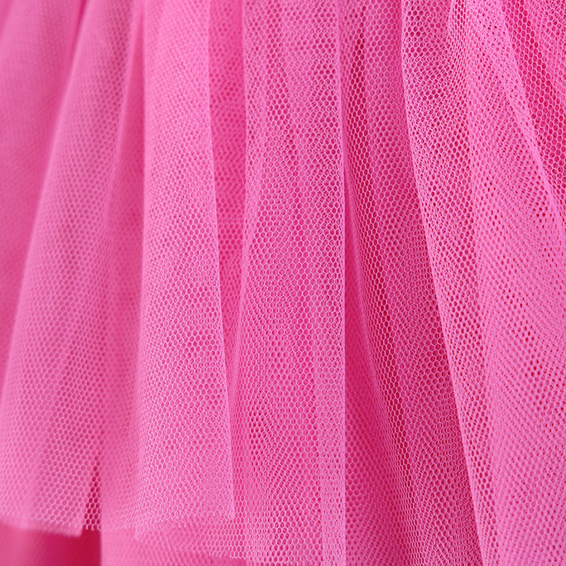 Summer New Chiffon Dress, Cute Baby Short Sleeve Dress
