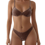 Two-Piece Bikini Set High-End Feel Swimwear for Women