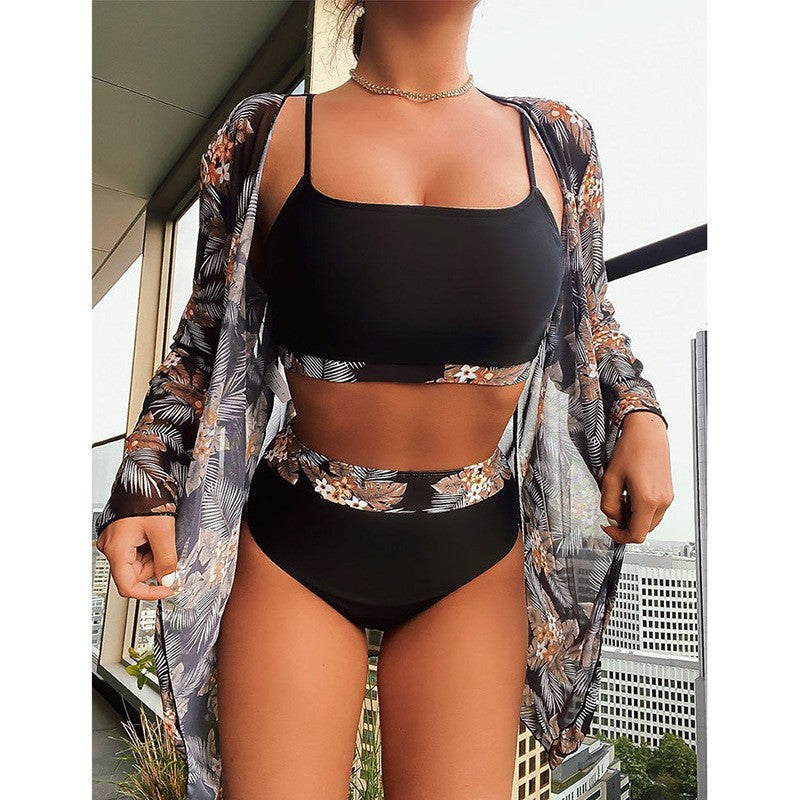 Swimwear  Sexy Three-Piece Bikini Swimwear Bikini