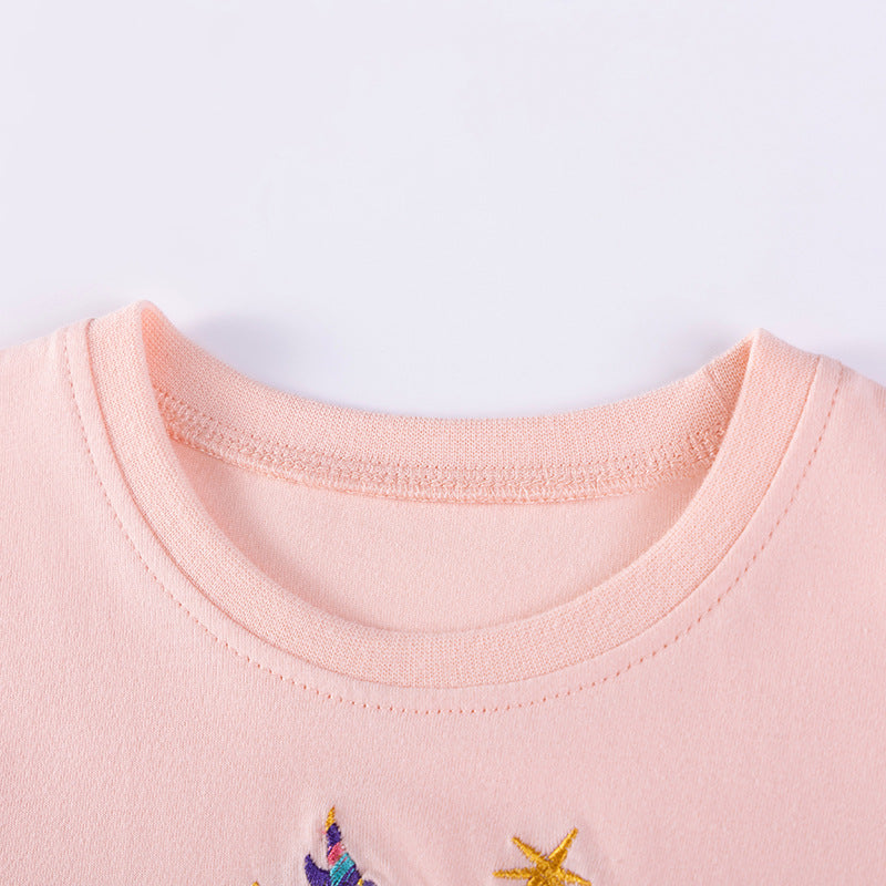 Factory Children's  Summer Cartoon Girls' Outfit