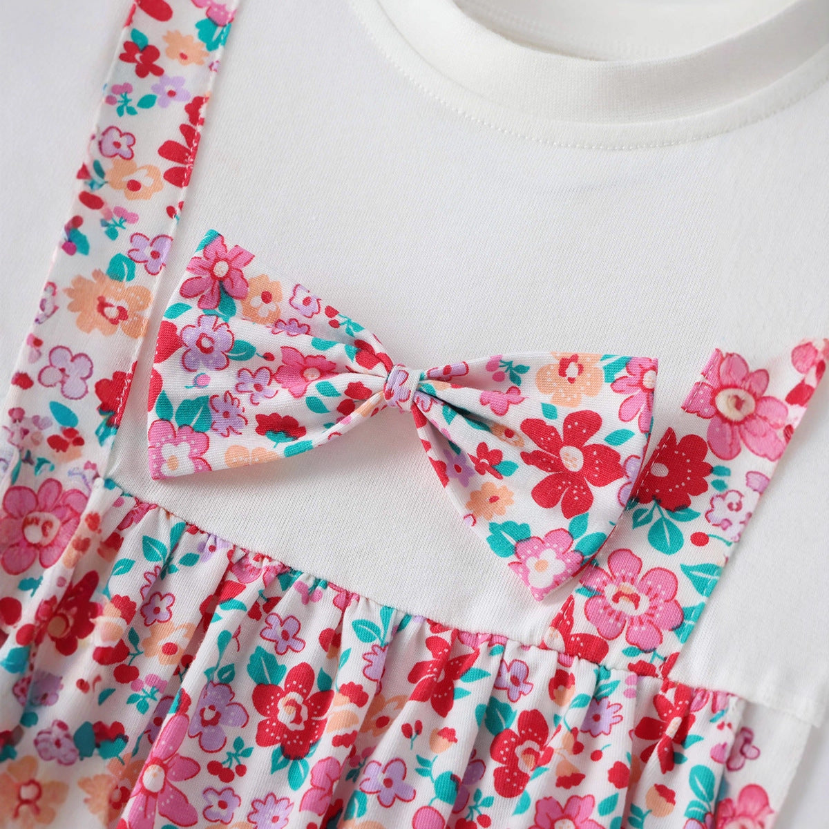 Girls Bow Dress Style Cute Children's Clothing
