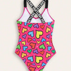 Cute Children's Swimsuit for Kids, Girls Bikini Beach One-Piece Swimwear