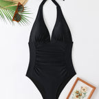 Higher Frequency Sculpting Halter Swimsuit
