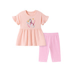 Factory Children's  Summer Cartoon Girls' Outfit