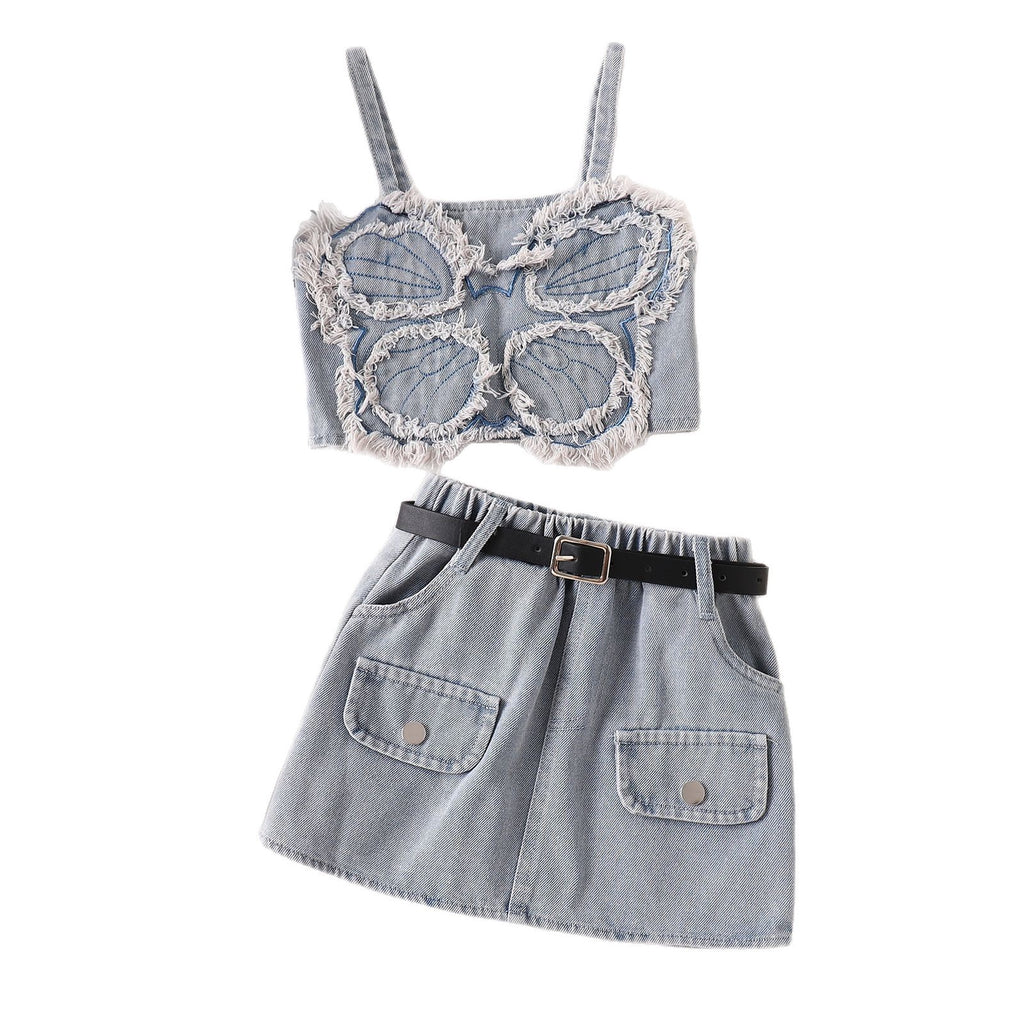 Denim 2 Piece Set
