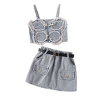 Denim 2 Piece Set