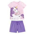 Kids Outfit Set Summer New Short Sleeve Children's Set Cotton Girl's Outfit