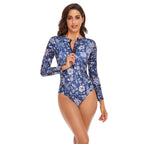Higher Frequency™ Tropical Luxe Long Sleeve Swimsuit
