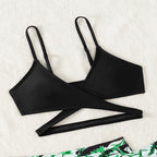 Three-Piece Swimwear Set, Printed Bikini for Girls, Children's Swimwear for Export