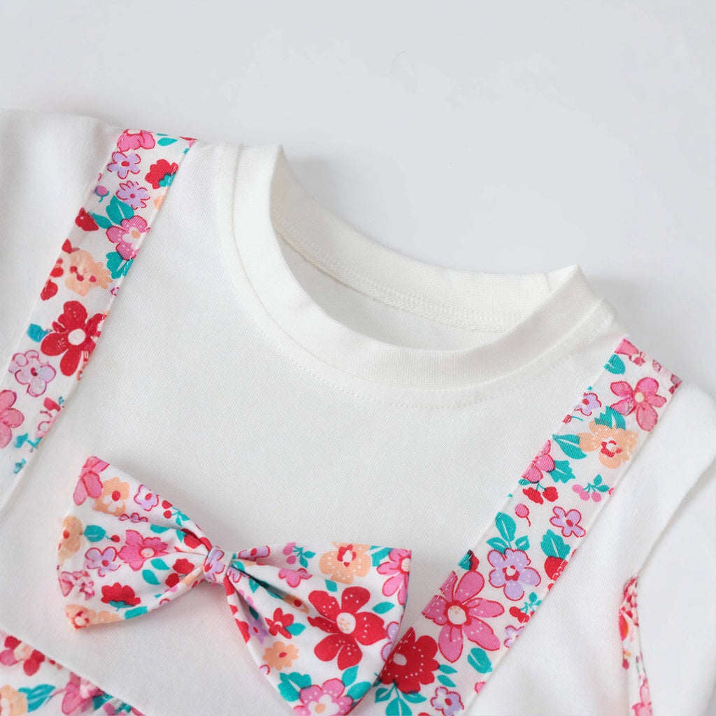 Girls Bow Dress Style Cute Children's Clothing