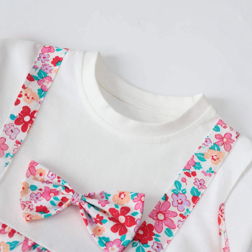 Girls Bow Dress Style Cute Children's Clothing