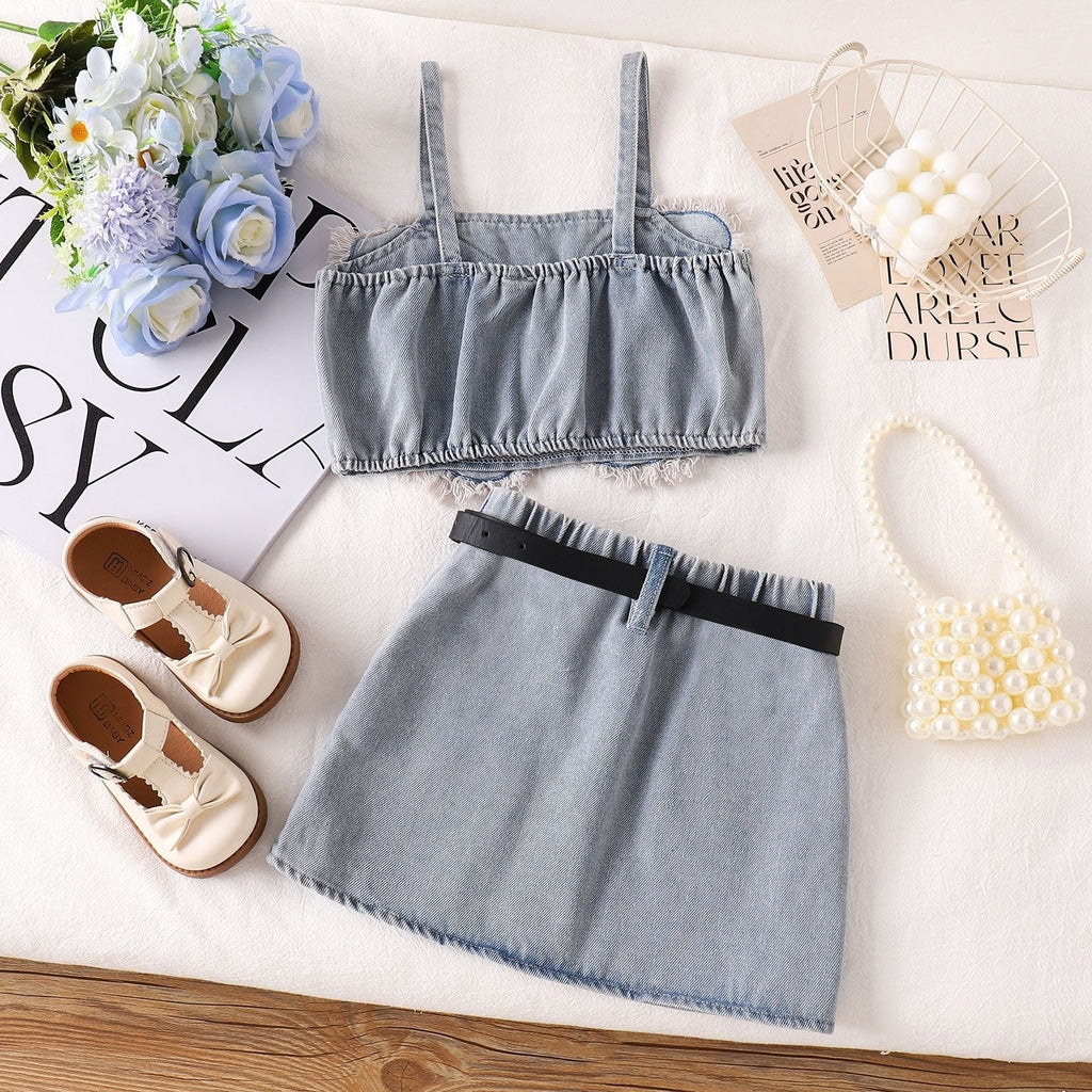 Denim 2 Piece Set