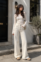 White Flared Jeans for Women